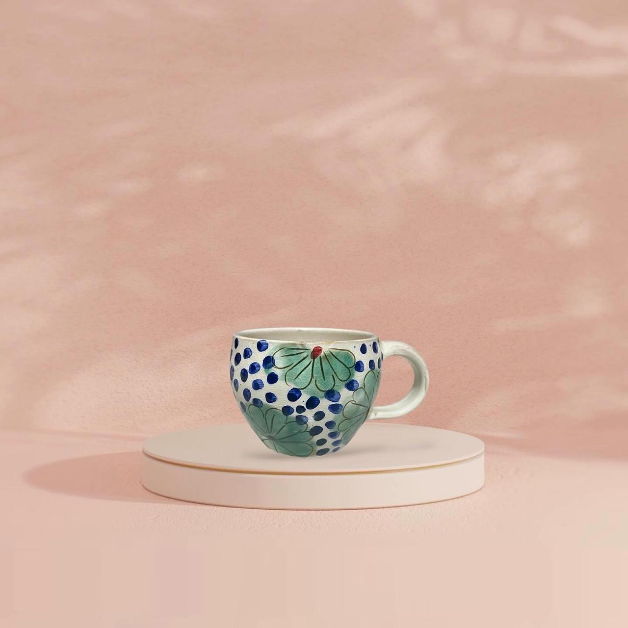 Hand Painted Espresso Cup